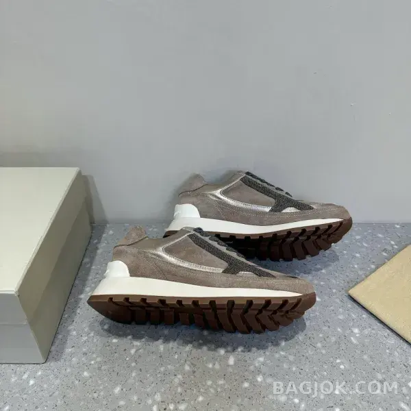 보스넬로쿠치넬리 보스넬로 쿠치넬리 크로스 패널 스니커즈 상세 이미지
