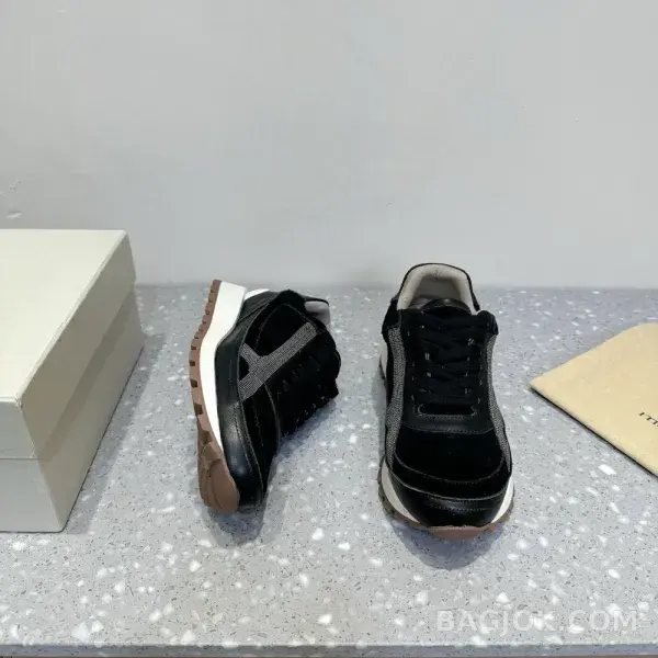 보스넬로쿠치넬리 보스넬로 쿠치넬리 크로스 패널 스니커즈 상세 이미지