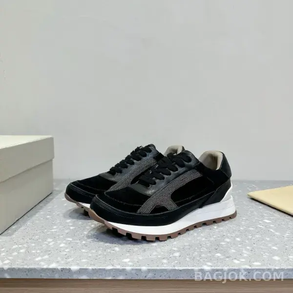 보스넬로쿠치넬리 보스넬로 쿠치넬리 크로스 패널 스니커즈 상세 이미지