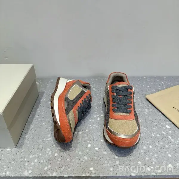 보스넬로쿠치넬리 보스넬로 쿠치넬리 크로스 패널 스니커즈 상세 이미지