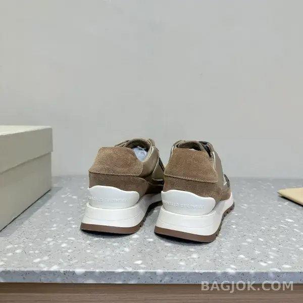 보스넬로쿠치넬리 보스넬로 쿠치넬리 크로스 패널 스니커즈 상세 이미지