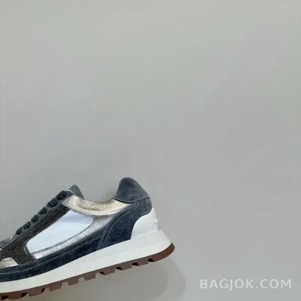 보스넬로쿠치넬리 보스넬로 쿠치넬리 크로스 패널 스니커즈 상세 이미지
