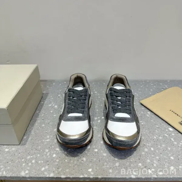 보스넬로쿠치넬리 보스넬로 쿠치넬리 크로스 패널 스니커즈 상세 이미지