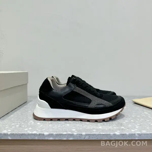 보스넬로쿠치넬리 보스넬로 쿠치넬리 크로스 패널 스니커즈 상세 이미지