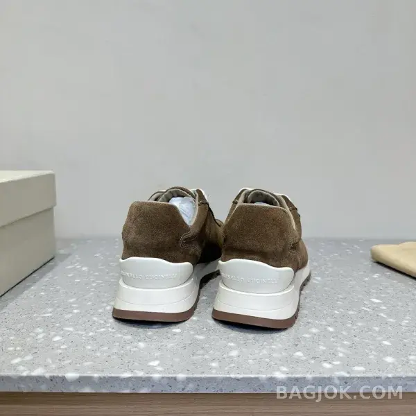 보스넬로쿠치넬리 보스넬로 쿠치넬리 콘트라스트 패널 러너 스니커즈 상세 이미지