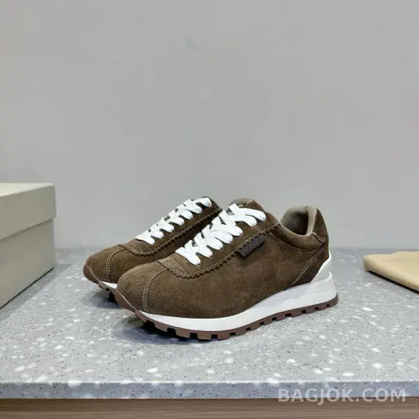 보스넬로쿠치넬리 보스넬로 쿠치넬리 콘트라스트 패널 러너 스니커즈 상세 이미지