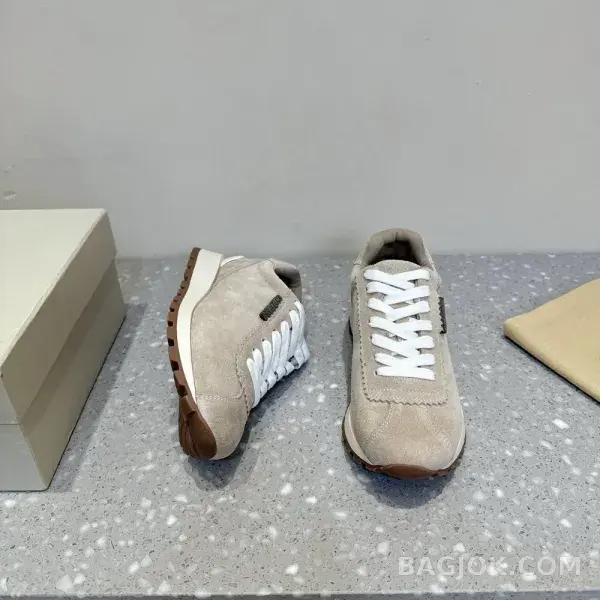 보스넬로쿠치넬리 보스넬로 쿠치넬리 콘트라스트 패널 러너 스니커즈 상세 이미지