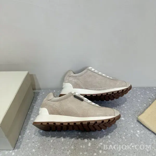 보스넬로쿠치넬리 보스넬로 쿠치넬리 콘트라스트 패널 러너 스니커즈 상세 이미지