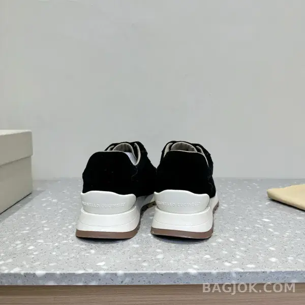 보스넬로쿠치넬리 보스넬로 쿠치넬리 콘트라스트 패널 러너 스니커즈 상세 이미지