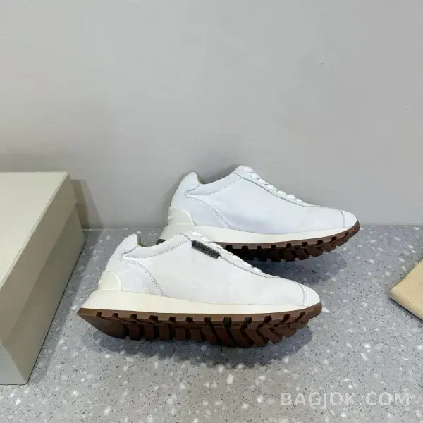 보스넬로쿠치넬리 보스넬로 쿠치넬리 콘트라스트 패널 러너 스니커즈 상세 이미지