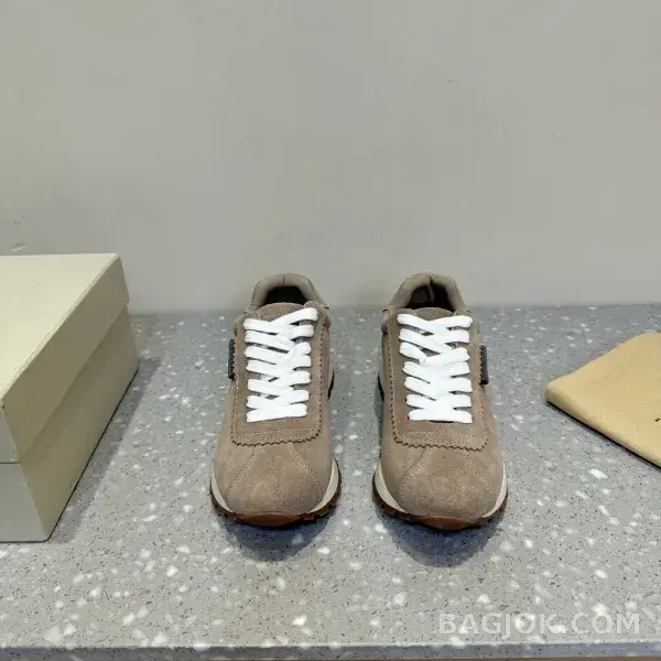 보스넬로쿠치넬리 보스넬로 쿠치넬리 콘트라스트 패널 러너 스니커즈 상세 이미지