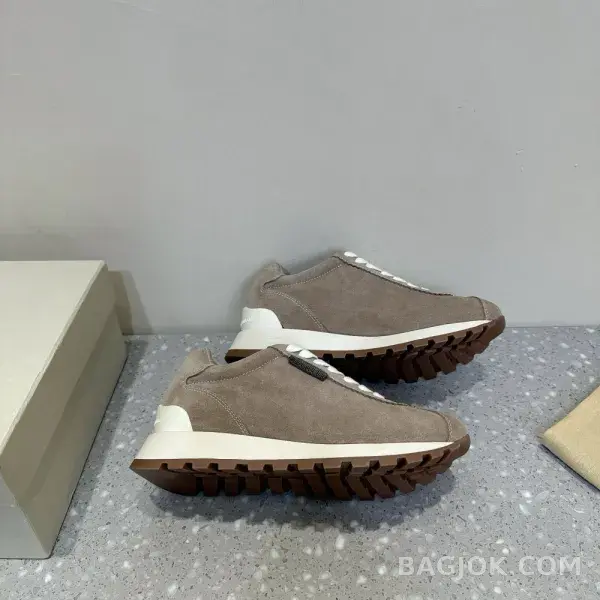 보스넬로쿠치넬리 보스넬로 쿠치넬리 콘트라스트 패널 러너 스니커즈 상세 이미지