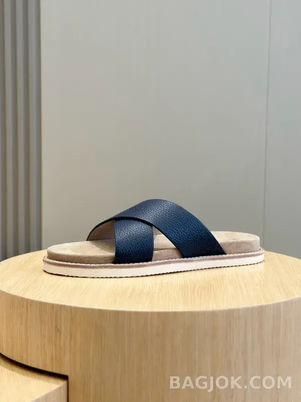 보스넬로쿠치넬리 보스넬로 쿠치넬리 크로스 스트랩 슬리퍼 상세 이미지