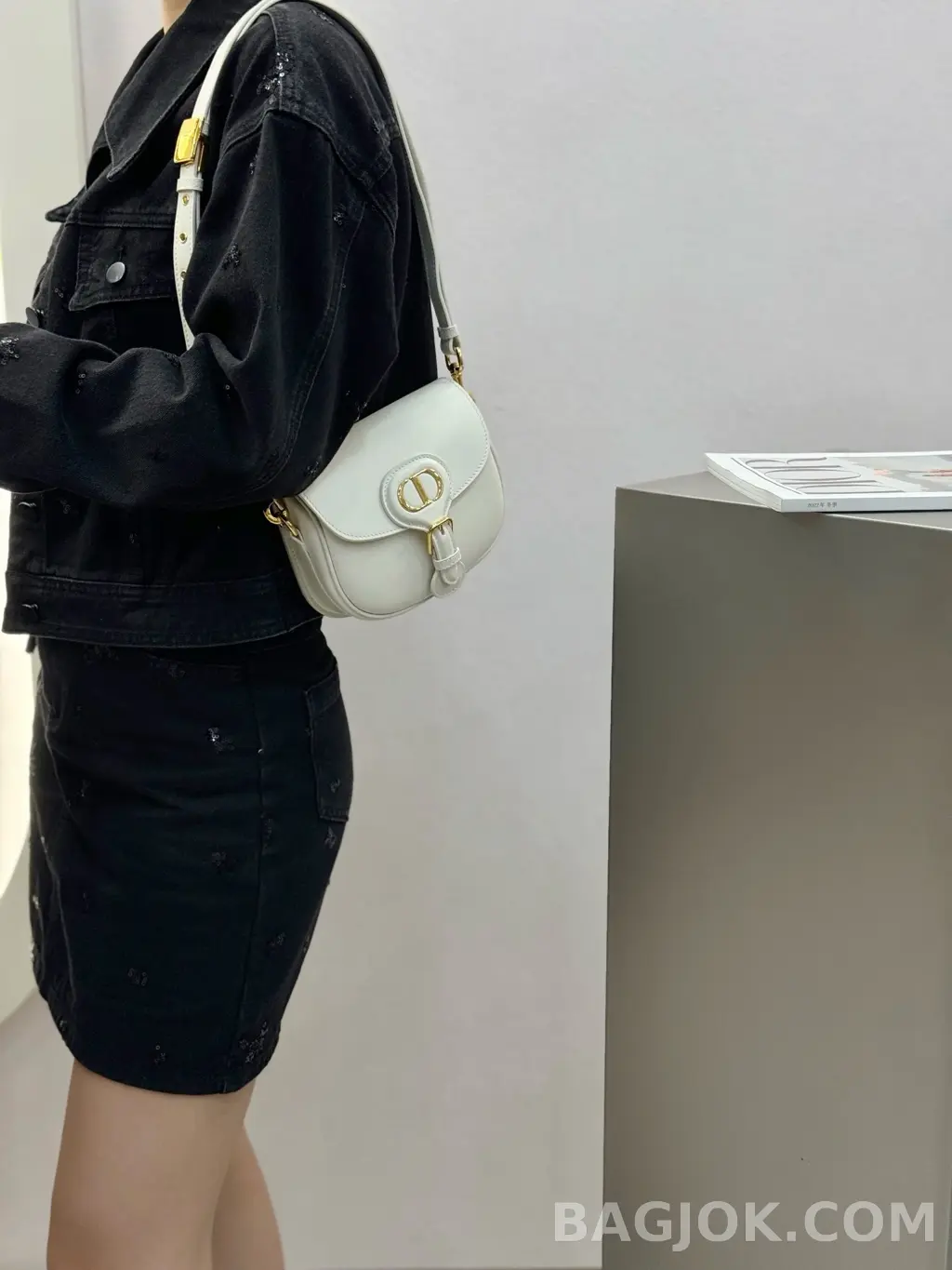 디올 디올 바비백 레더 스몰 상세 이미지