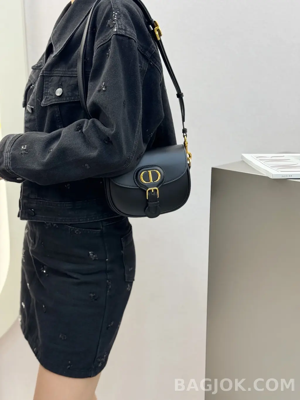 디올 디올 바비백 레더 스몰 상세 이미지