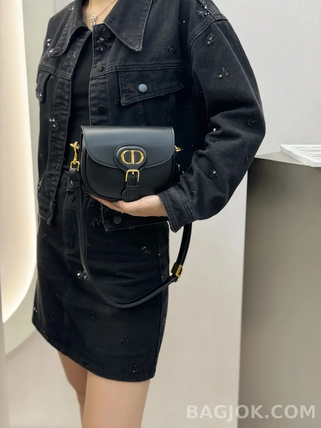 디올 디올 바비백 레더 스몰 상세 이미지