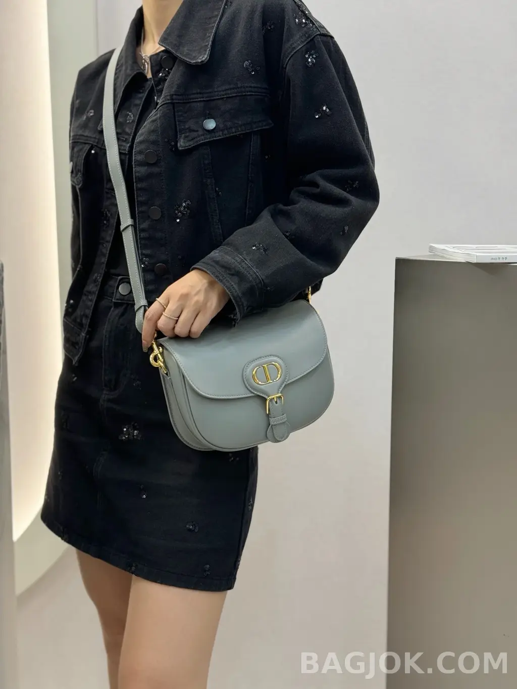디올 디올 바비백 레더 미디움 상세 이미지