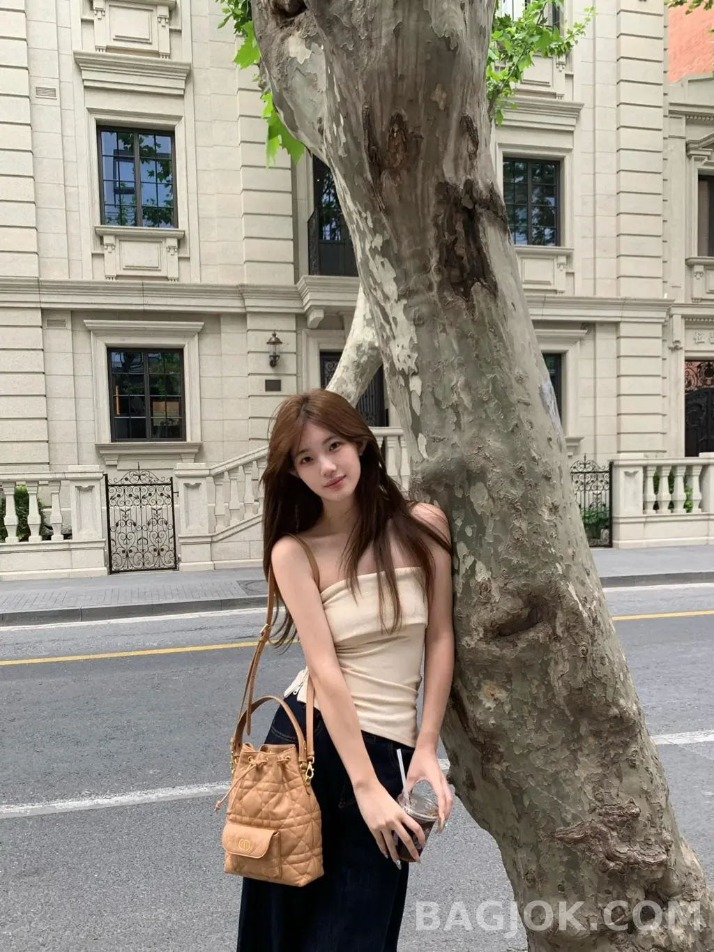 디올 디올 카로 스몰 버킷백 상세 이미지