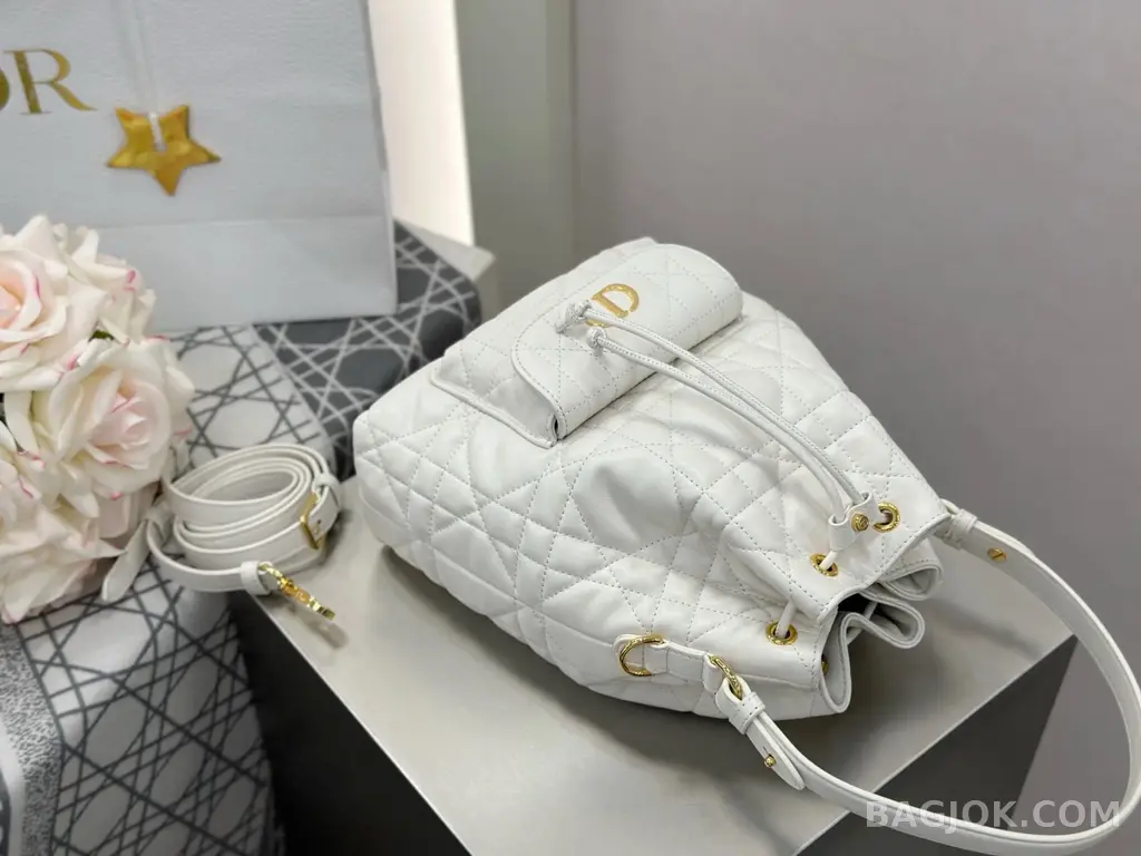 디올 디올 카로 스몰 버킷백 상세 이미지