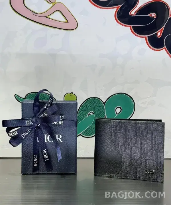 디올 디올 새들 반지갑 상세 이미지