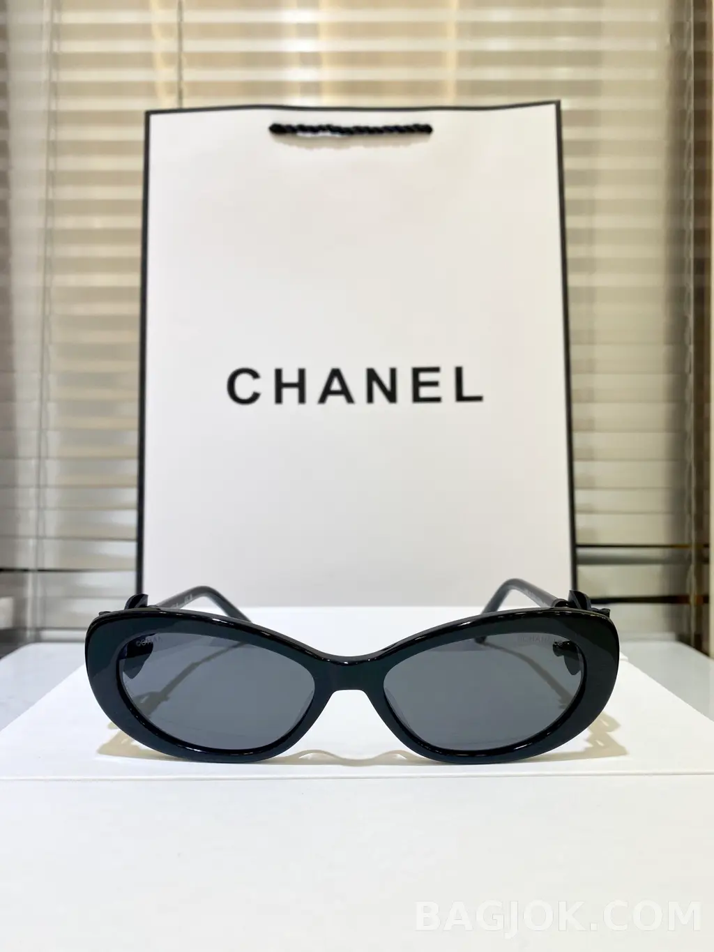 샤넬 CHANEL 25B Cat-Eye Ribbon Sunglasses 상세 이미지