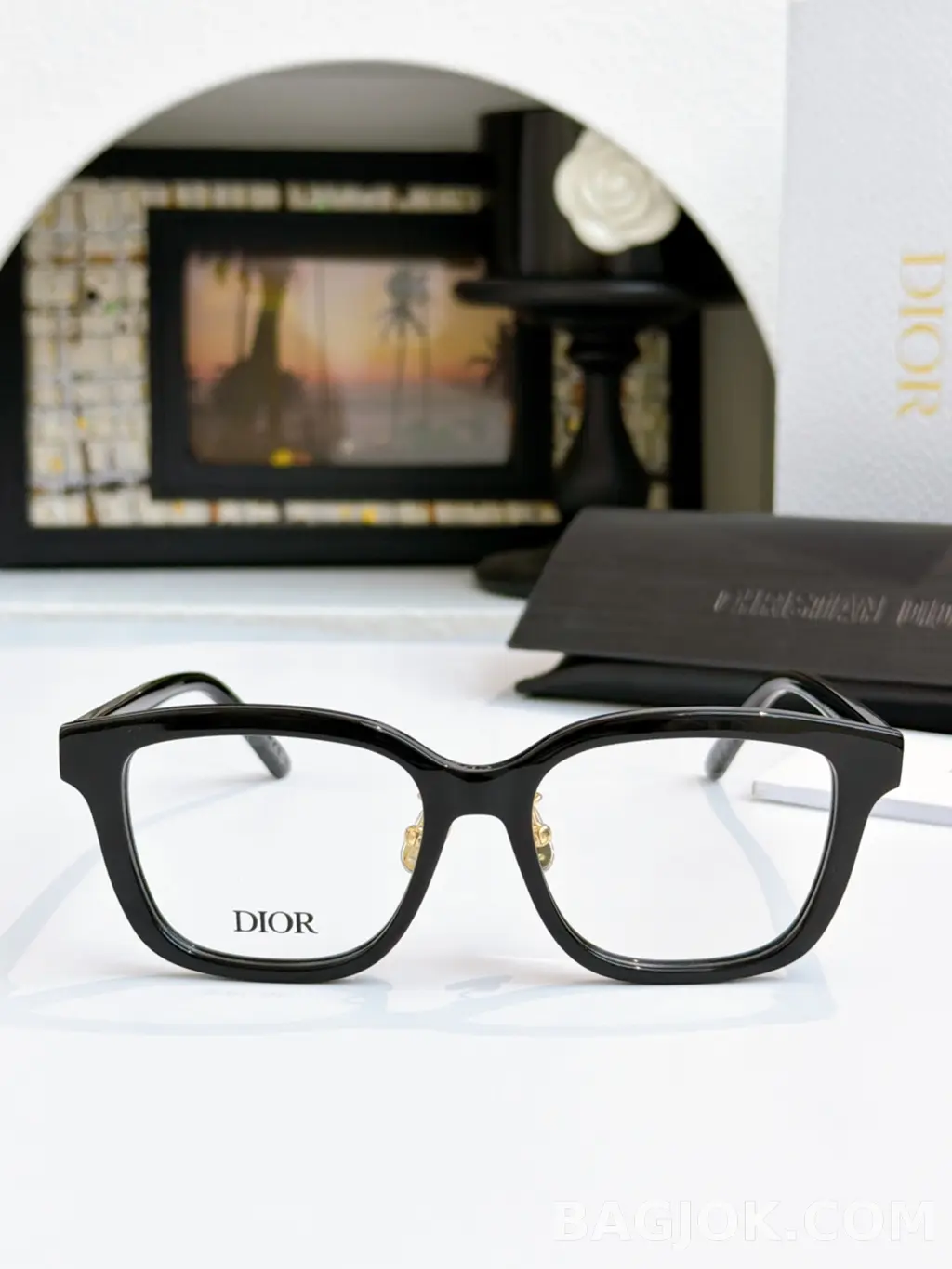 디올 DIOR CD Signature Square Cat-Eye 안경 상세 이미지