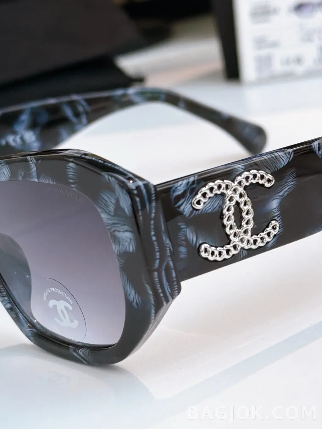샤넬 CHANEL CH5554 Rectangular Sunglasses 상세 이미지