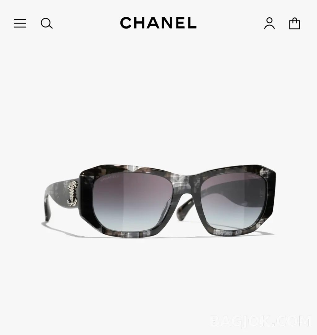 샤넬 CHANEL CH5554 Rectangular Sunglasses 상세 이미지