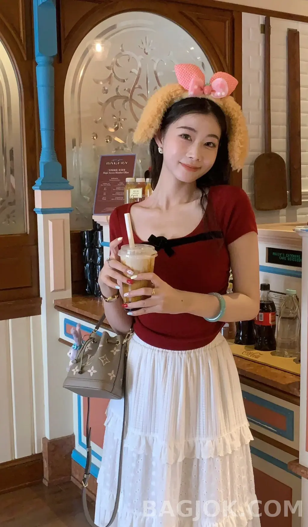 루이비통 루이비통 앙프렝뜨 바이컬러 나노 노에 버킷백 상세 이미지