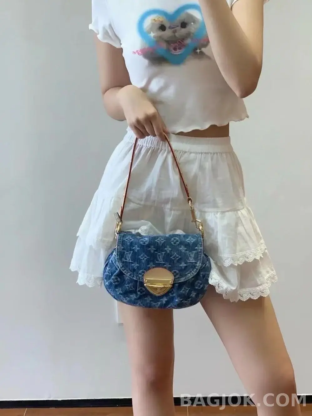 루이비통 루이비통 데님 리믹스 선셋 토트백 상세 이미지