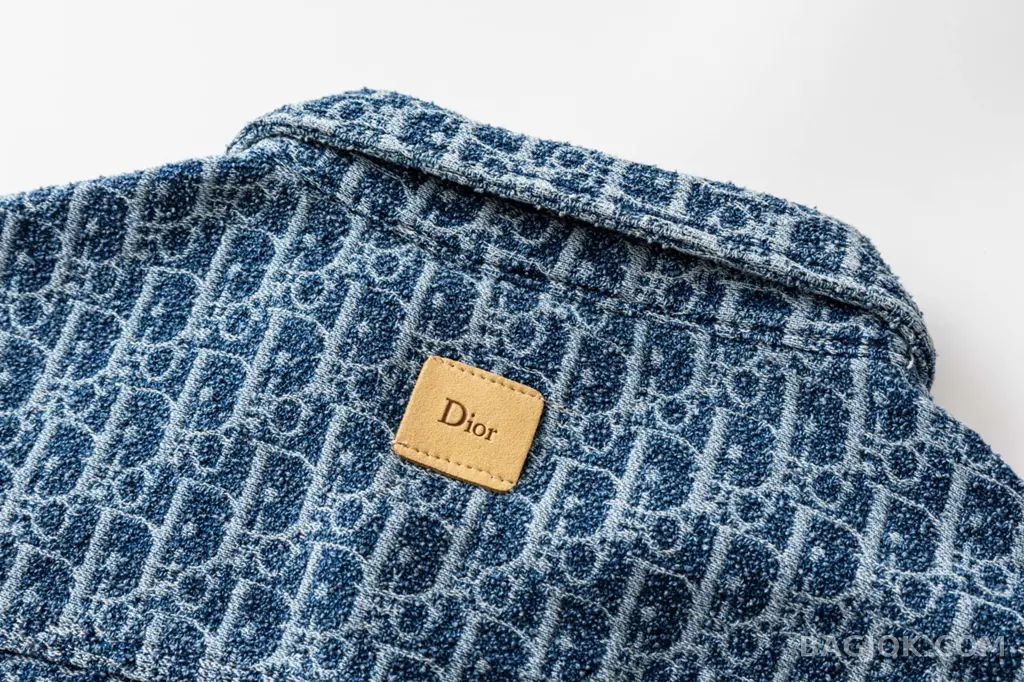 디올 Dior Oblique 데님 숏 슬리브 셔츠 상세 이미지