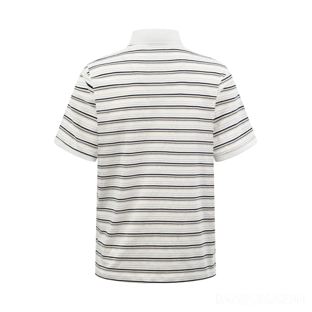 프라다 Prada Striped 피케 폴로 셔츠 상세 이미지