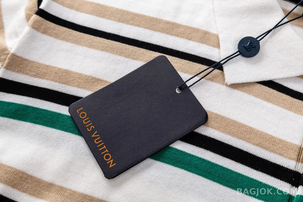 루이비통 Louis Vuitton 스트라이프 코튼 폴로 셔츠 상세 이미지