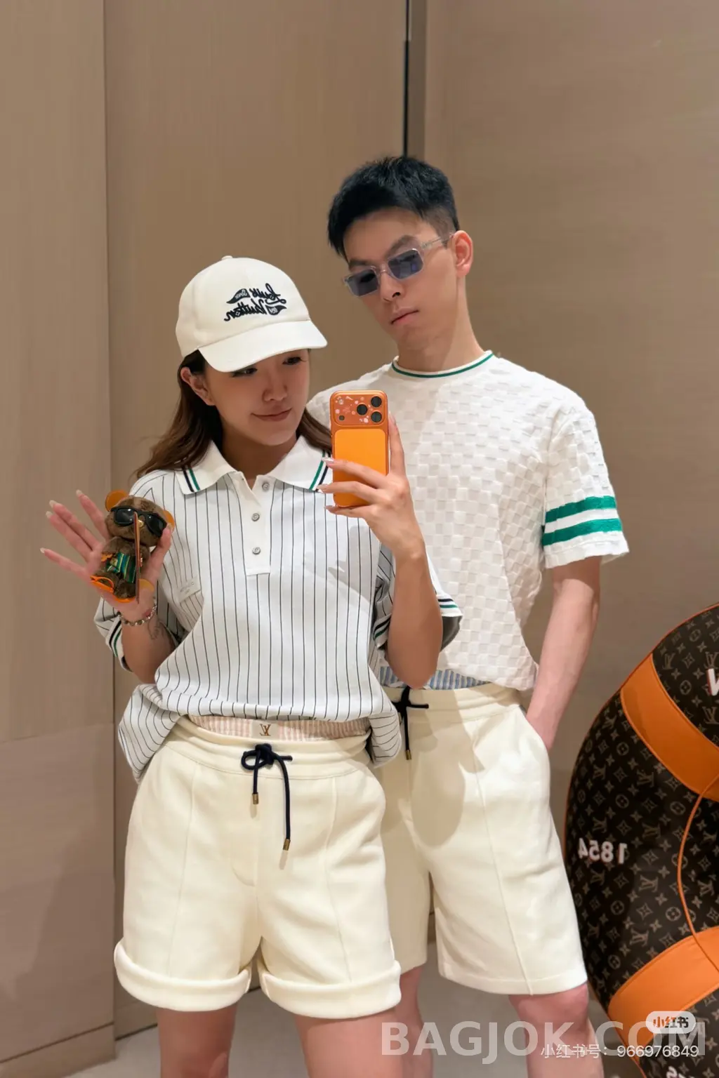 루이비통 Louis Vuitton 버티컬 스트라이프 코튼 폴로 셔츠 상세 이미지