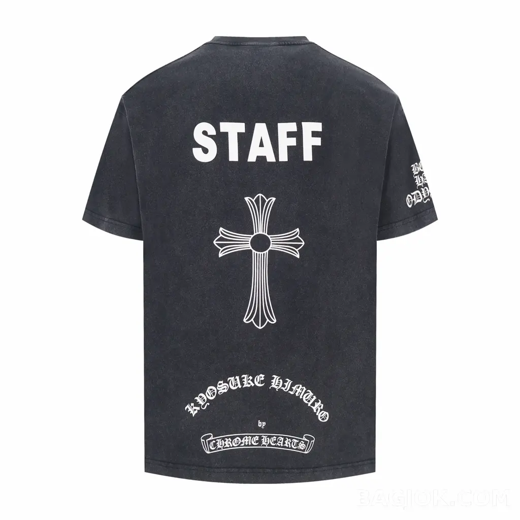 크롬하츠 Chrome Hearts x Kosuke Hijima 디스트레스드 스태프 티셔츠 상세 이미지
