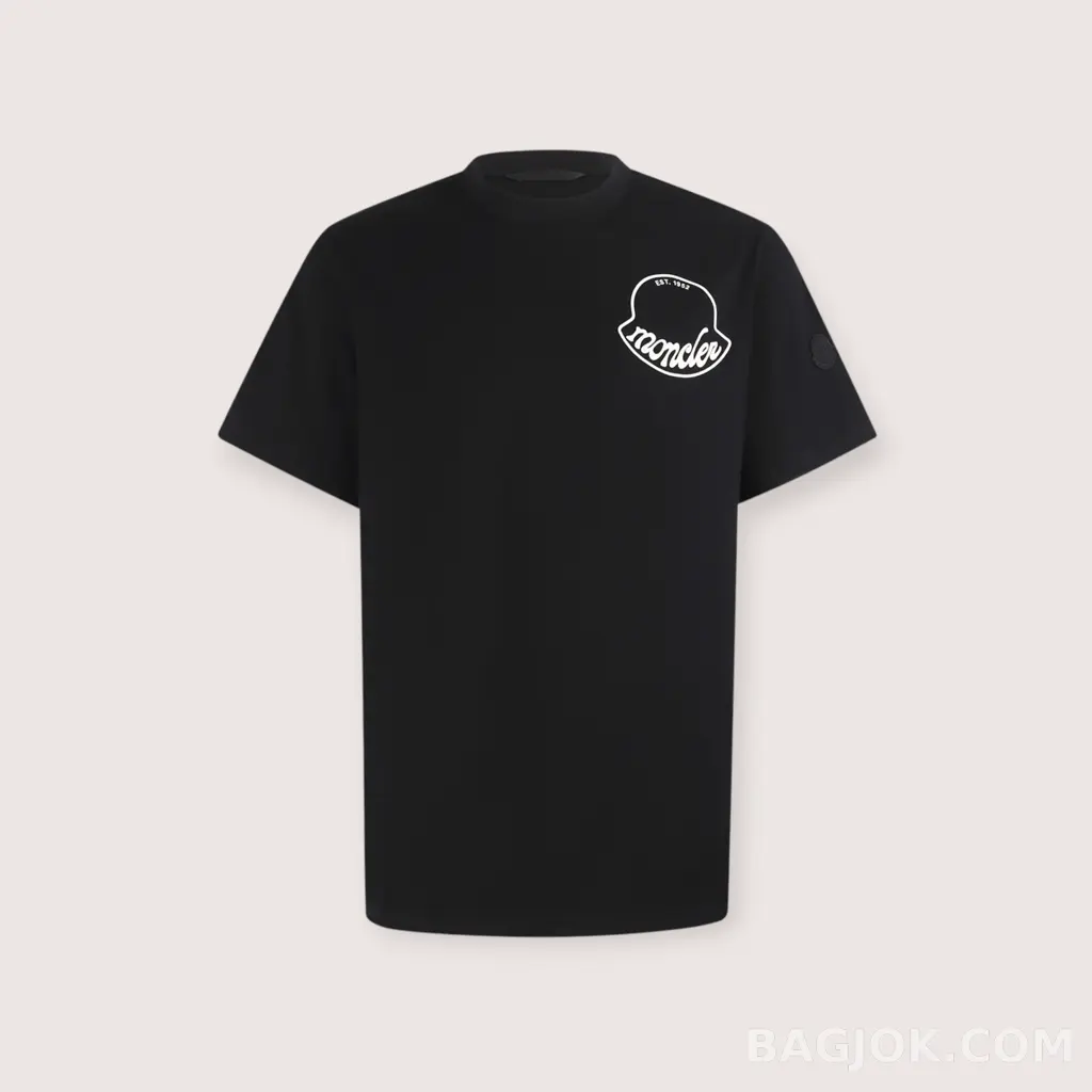 Moncler 버킷햇 스트립트 로고 티셔츠_대표이미지
