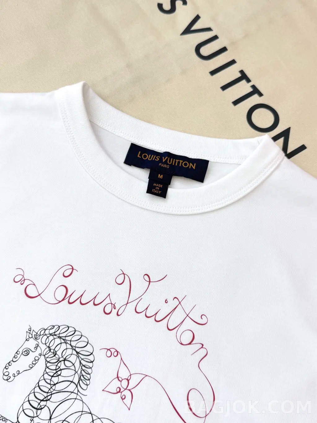 루이비통 Louis Vuitton 한정판 Horse 그래픽 티셔츠 상세 이미지