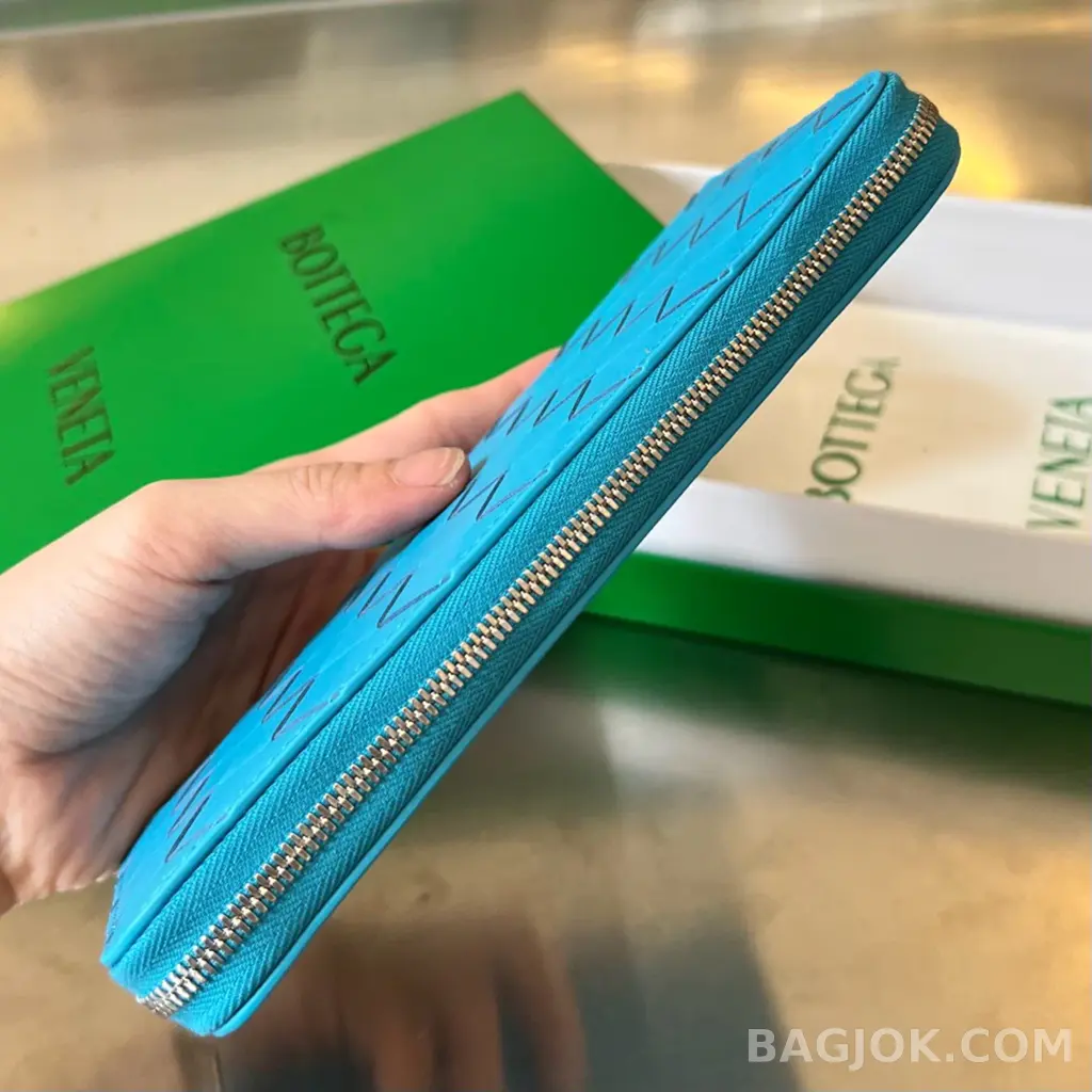 보테가베네타 보테가 베네타 인트레치아토 지퍼 장지갑 상세 이미지