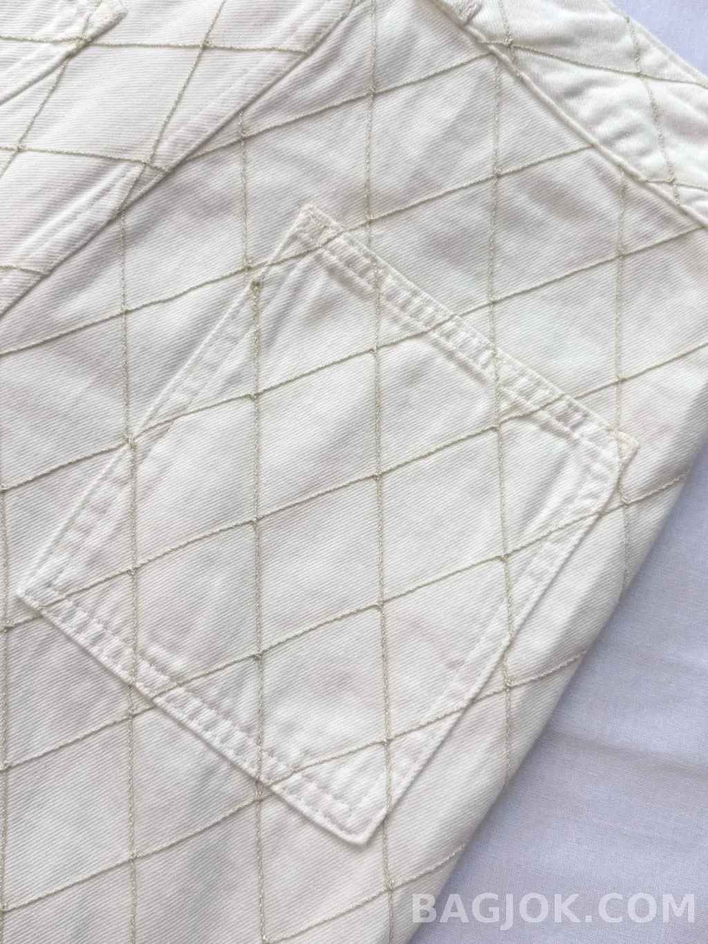 샤넬 Chanel 퀄팅 다이아몬드 카고 쇼츠 상세 이미지