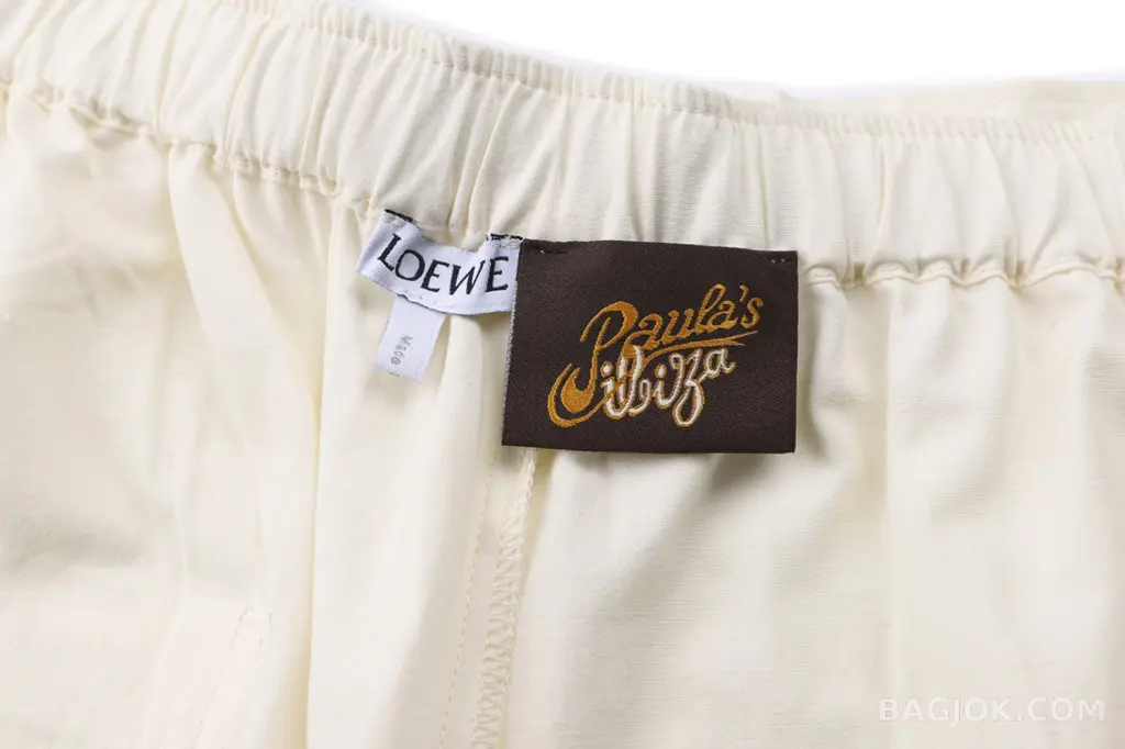 로에베 Loewe Paula's Ibiza 아나그램 자수 쇼츠 상세 이미지