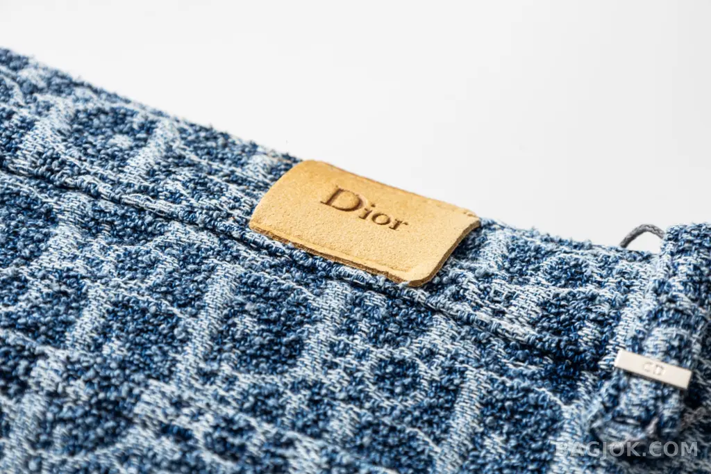디올 Dior 모노그램 자카드 데님 쇼츠 상세 이미지