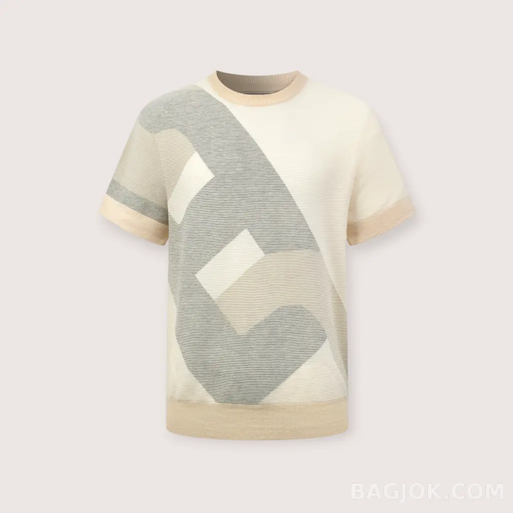 Hermès Geometric 자카드 니트 티셔츠_대표이미지