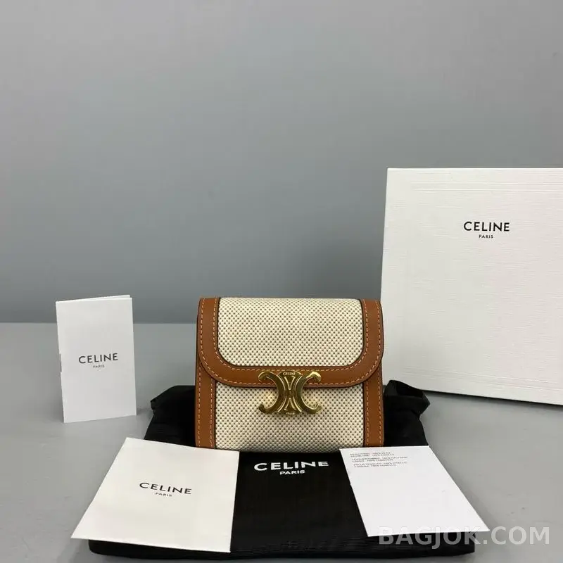 셀린느 CEL 스몰 트리오페 플랩 지갑 상세 이미지