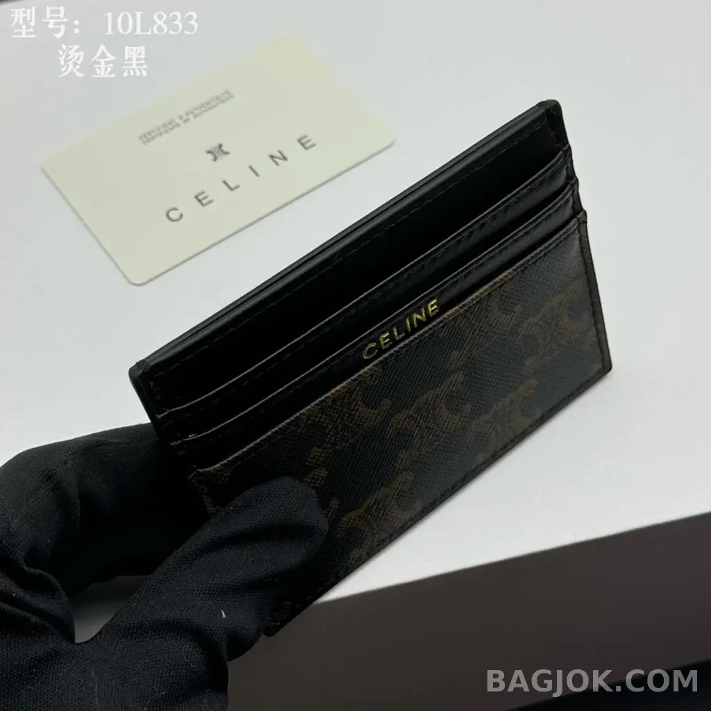 셀린느 CEL 트리옹프 캔버스 미디엄 카드 지갑 상세 이미지