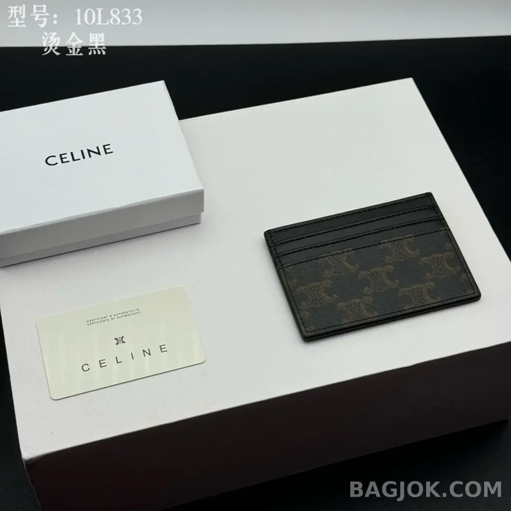 셀린느 CEL 트리옹프 캔버스 미디엄 카드 지갑 상세 이미지