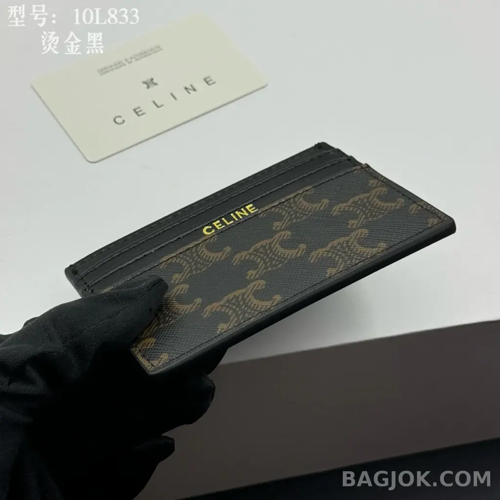 셀린느 CEL 트리옹프 캔버스 미디엄 카드 지갑 상세 이미지