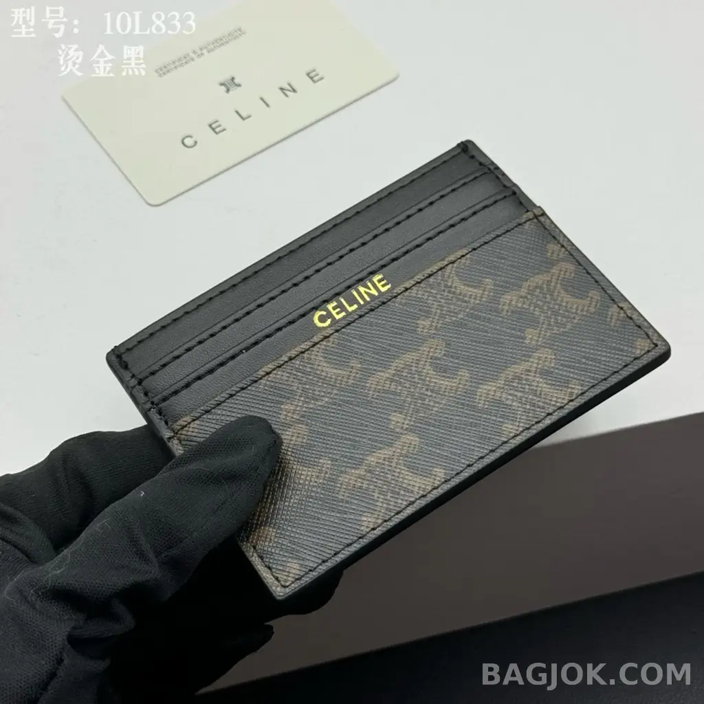셀린느 CEL 트리옹프 캔버스 미디엄 카드 지갑 상세 이미지