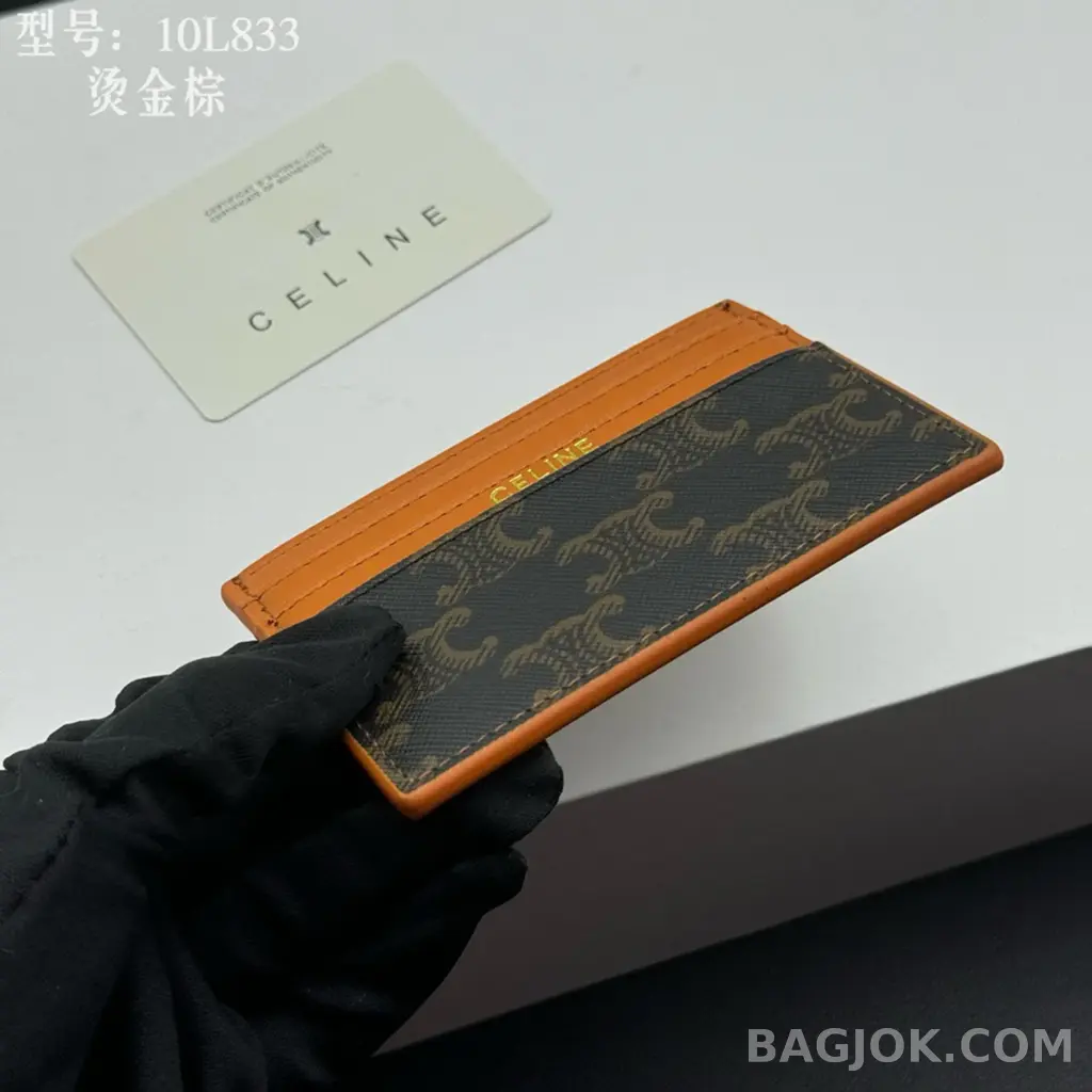 셀린느 CEL 트리옹프 캔버스 미디엄 카드 지갑 상세 이미지