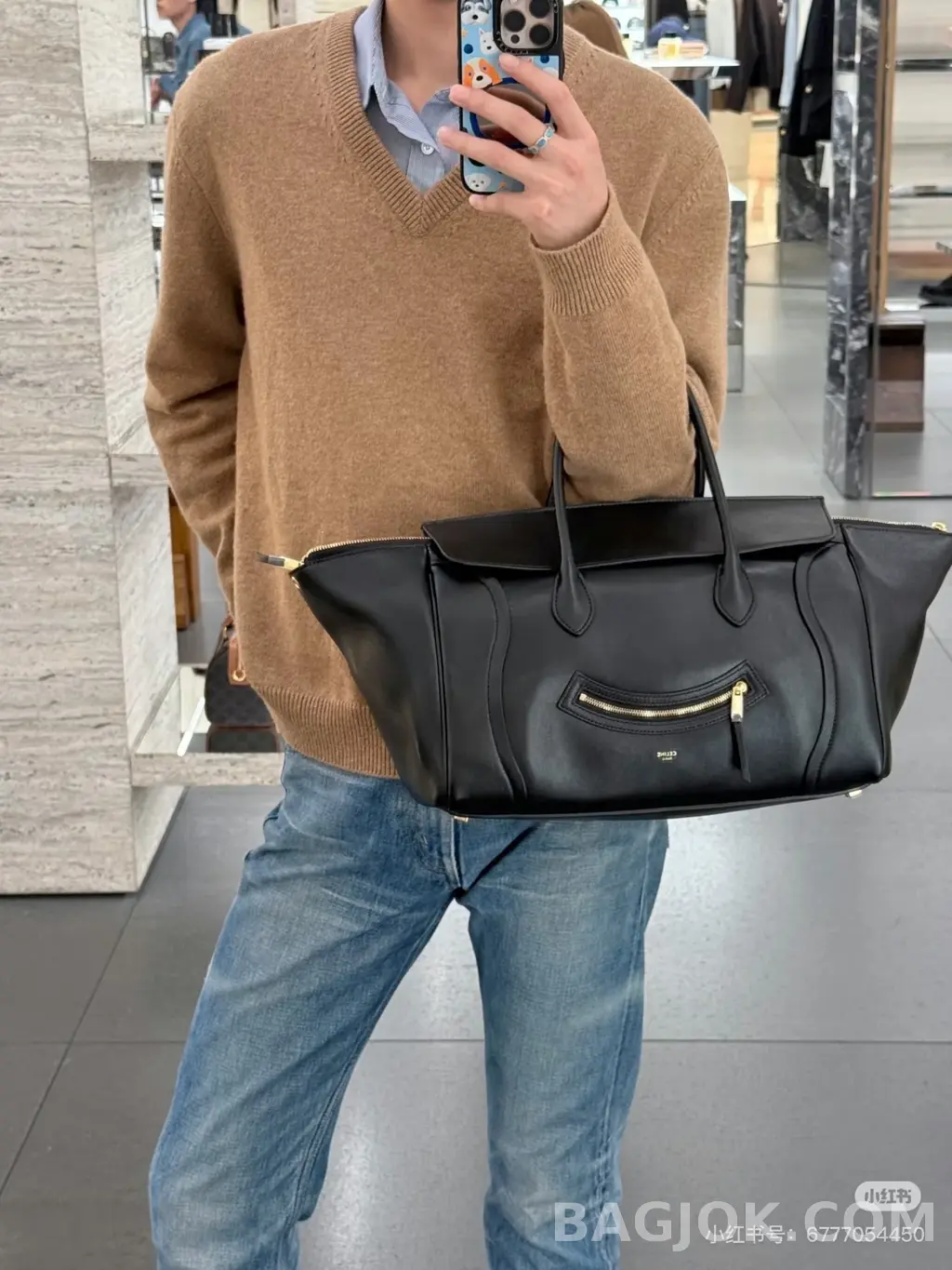 셀린느 CEL 뉴 러기지 미디엄백 상세 이미지