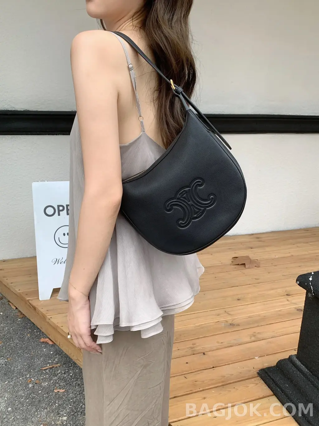 셀린느 CELINE 엘로이즈백 레더 스몰 상세 이미지